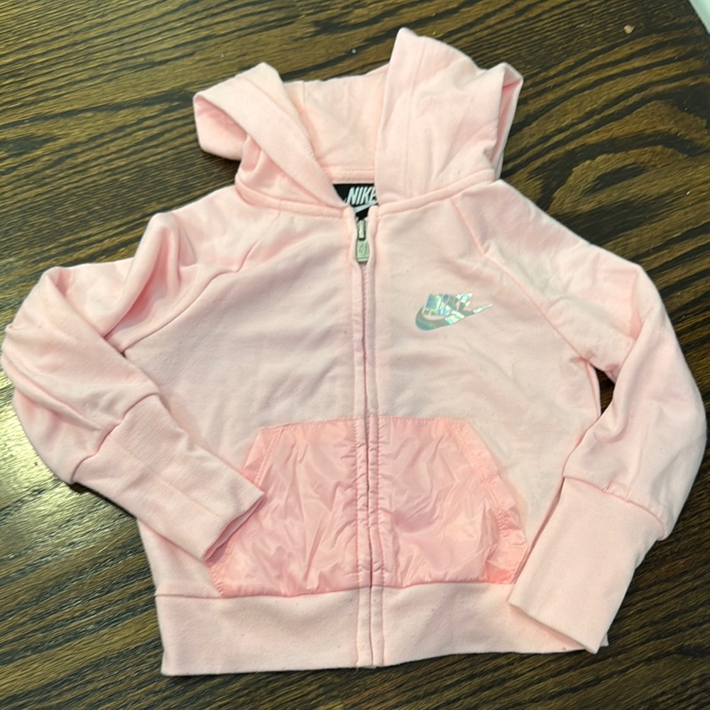 Nike Kids Pink Sweatshirt Athletic Hoodie